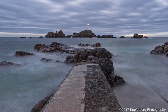 Corbiere Lighthouse at Dusk