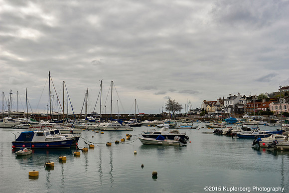 St. Aubin's Harbor at High Tide