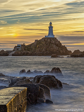 Sunset at Corbiere Lighthouse,Jersey C.I.