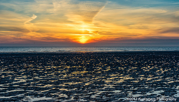 Low Tide at sunset
