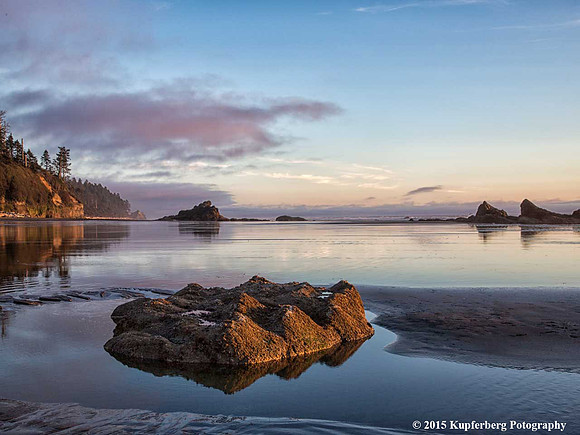 Sunset at Ruby Beach