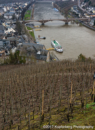 Looking down at the Mosel