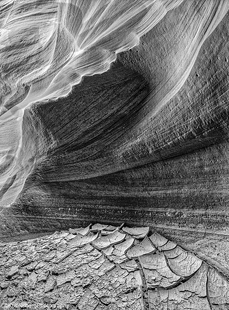 Dried Sand-Antelope Canyon