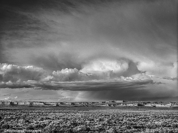 Thunderstorm over the Plateau-Bluff, UT